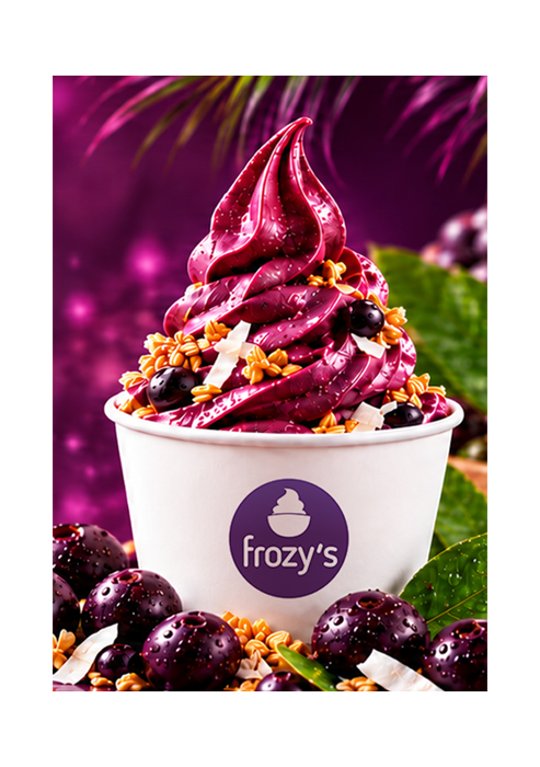 Platzhalter für eine Açaí-Bowl mit Früchten und Toppings